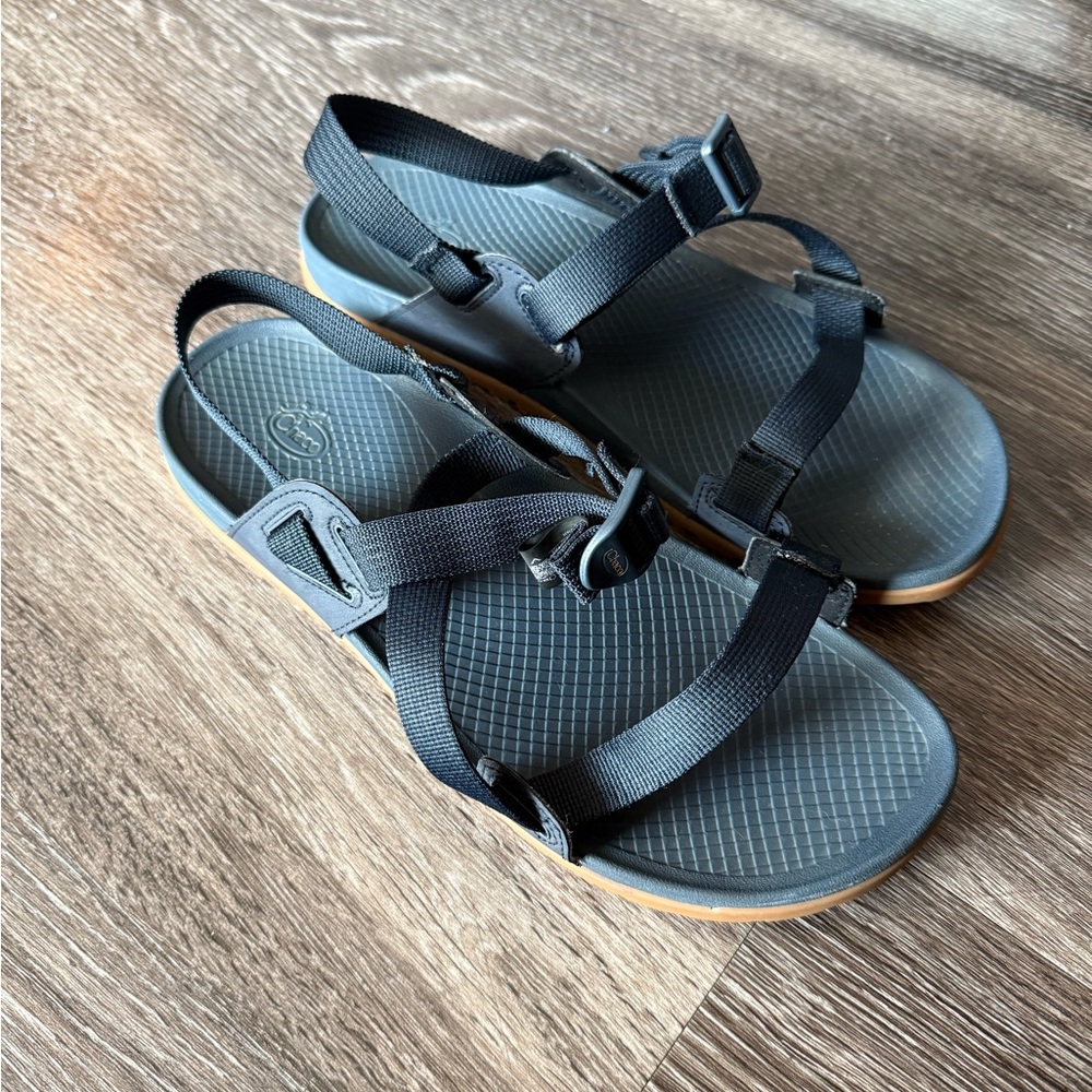 Chaco Black and Gray Men's Sandals